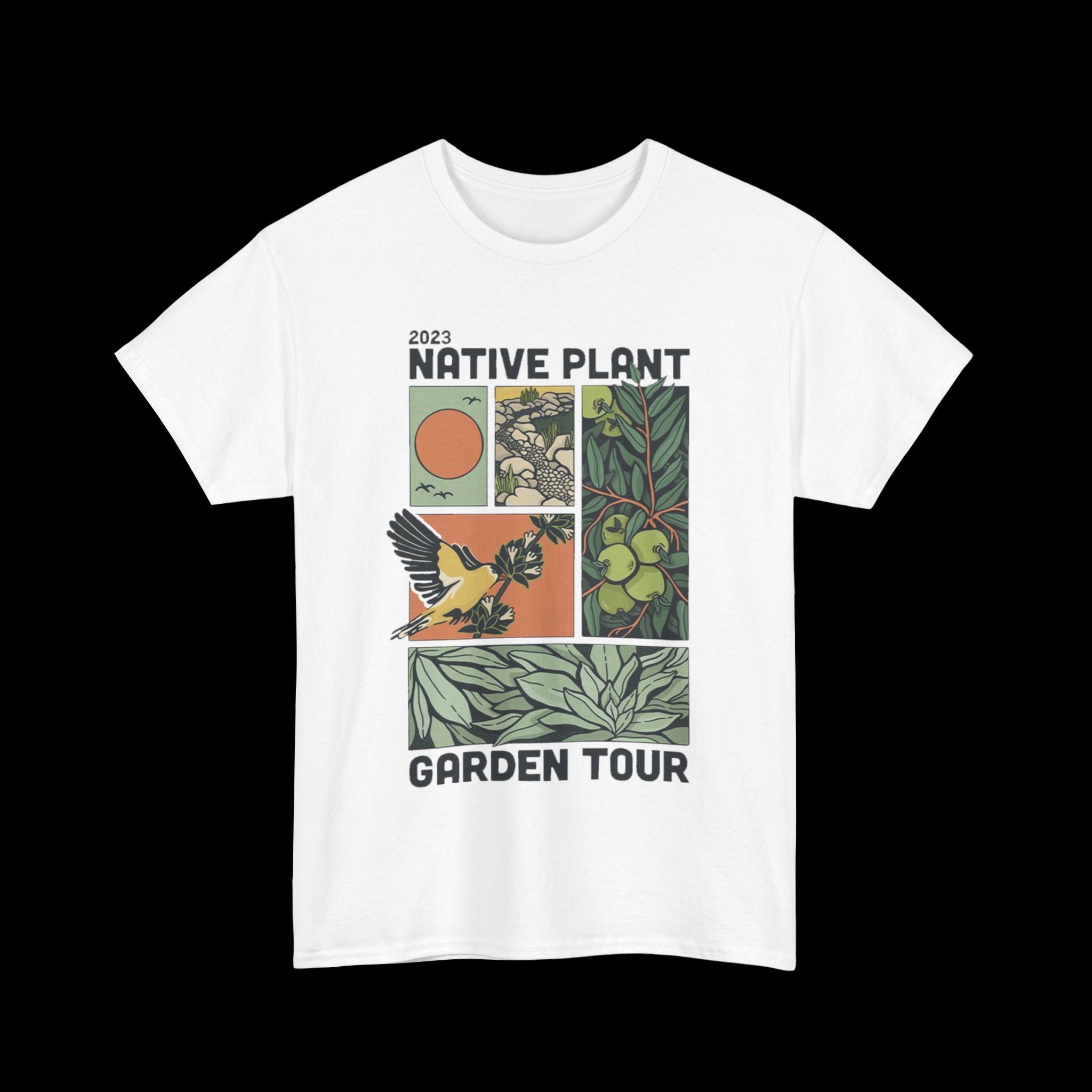 Native Plant Garden Tour T-Shirt — 2023 Botanical Conservation Tee