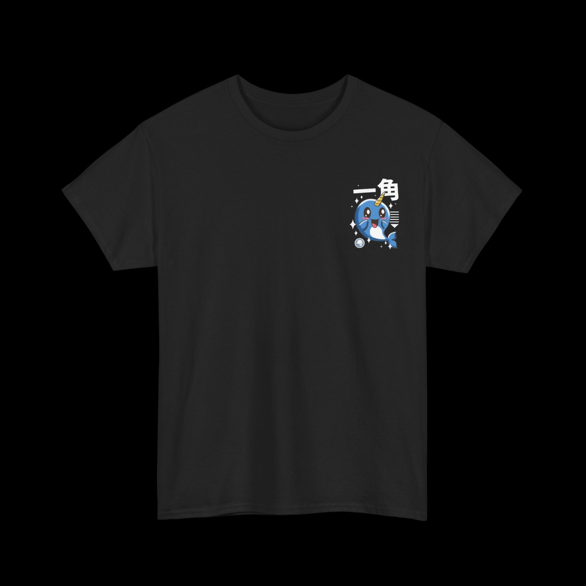 Cute Narwhal Tee — Japanese Kawaii Graphic T-Shirt