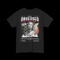 Obsessed Graphic Tee — Retro Space Goddess Poster T‑Shirt